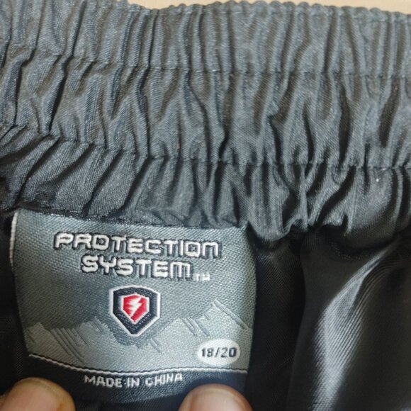 Snow Pants Black Youth Size 18 Protection System Waterproof Winter Gear Elastic - Picture 11 of 15